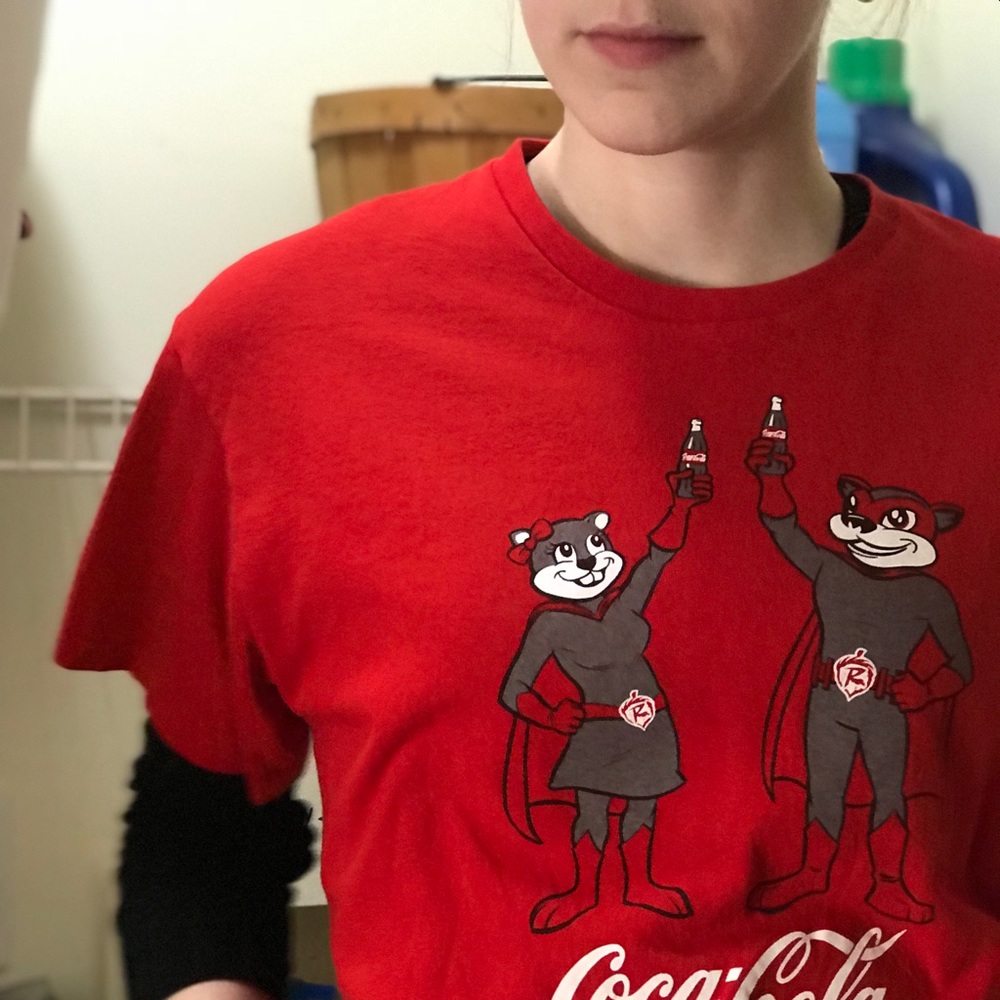 Coca Cola shirt w/Squirrel Couple Stylin ‘